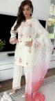 Asma  Cotton Suit with Plazoo